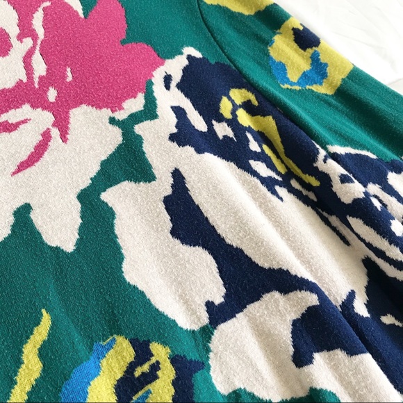 Anthropologie MultiColored Floral Sweater - Picture 6 of 11
